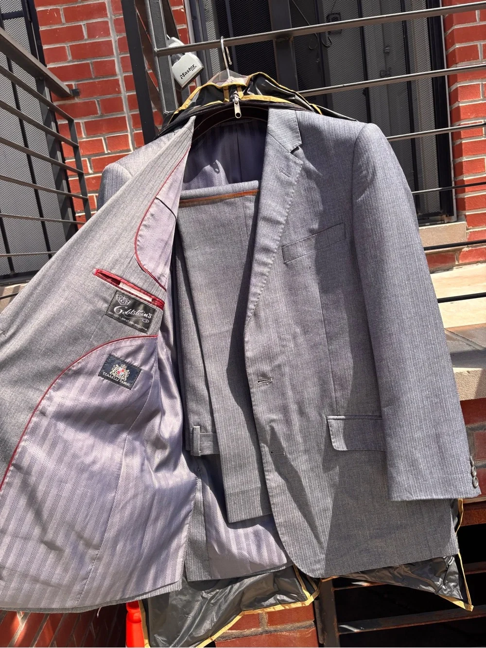 Classic Men's Gray Blazer - Single-Breasted Formal Jacket